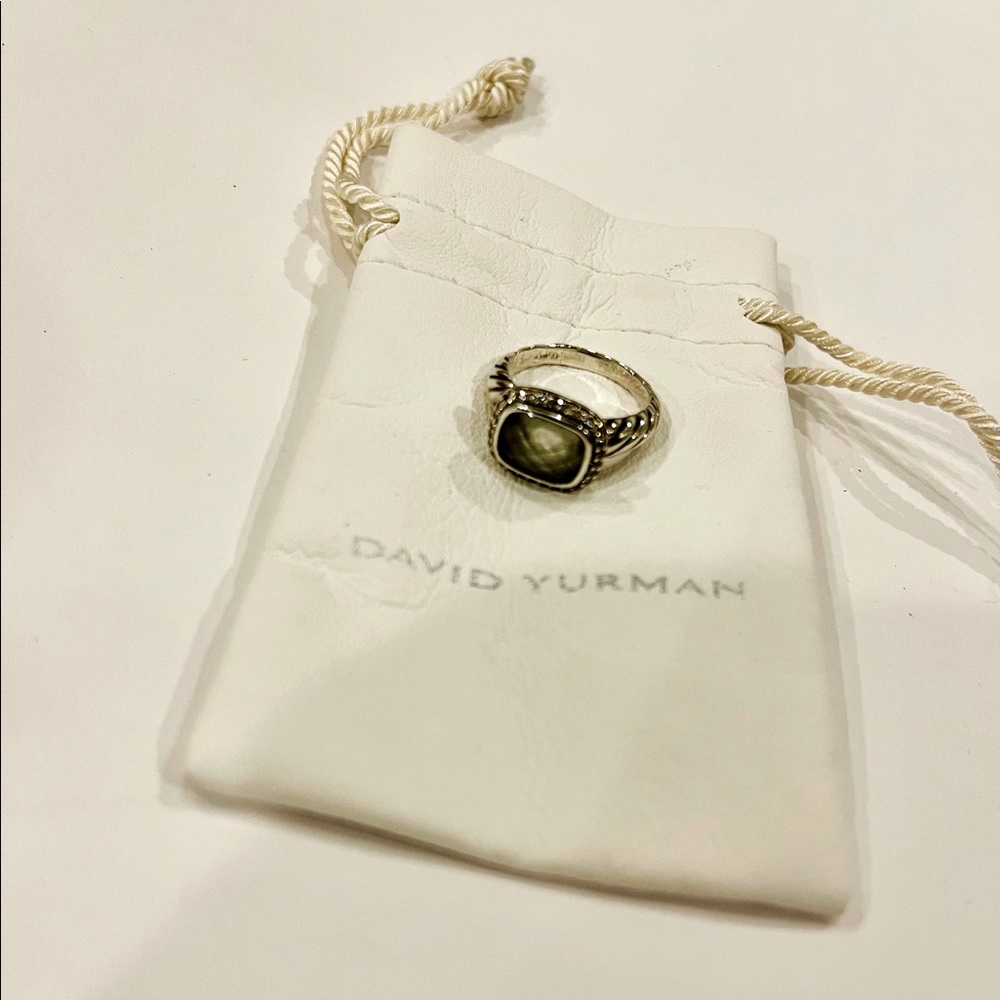 David Yurman Prasiolite Sterling Silver Ring